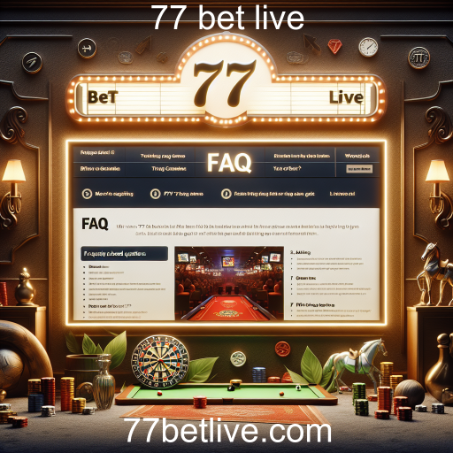 Explorando a Categoria FAQ no 77 Bet Live
